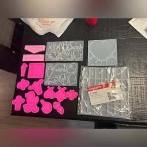 Lot of 15 Resin Silicone Molds